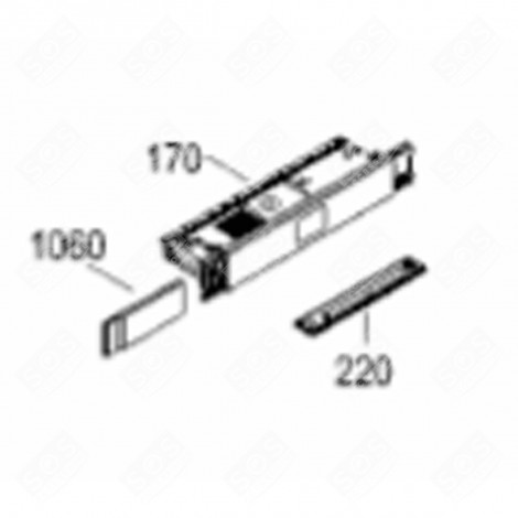 KIT ÉLECTRONIQUE PROGRAMMÉE (REPÈRE 170) FRIGO, RÉFRIGÉRATEUR, CONGÉLATEUR - 6140866