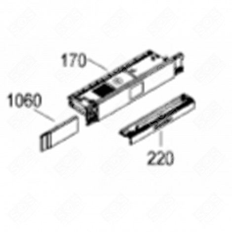 KIT ÉLECTRONIQUE PROGRAMME (REPÈRE 170) FRIGO, RÉFRIGÉRATEUR, CONGÉLATEUR - 6140969
