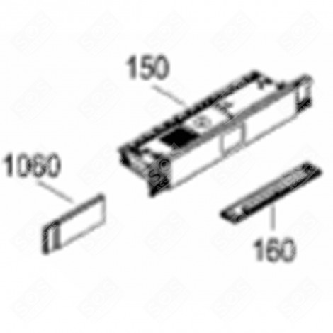 KIT ÉLECTRONIQUE PROGRAMME (REPÈRE 150) FRIGO, RÉFRIGÉRATEUR, CONGÉLATEUR - 6140943
