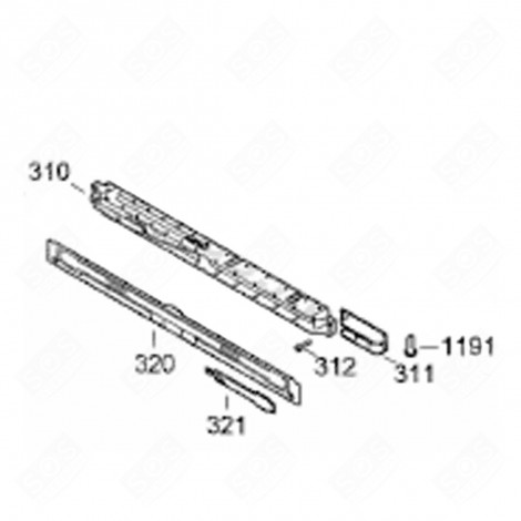 KIT ACCESSOIRES (REPÈRE 310) FRIGO, RÉFRIGÉRATEUR, CONGÉLATEUR - 9591575