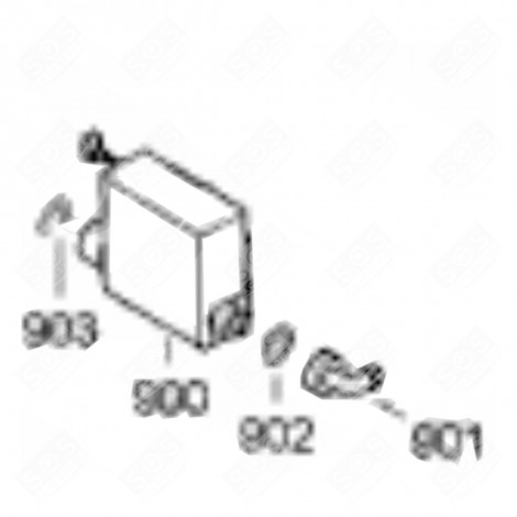 KIT ACCESSOIRE (REPÈRE 901) FRIGO, RÉFRIGÉRATEUR, CONGÉLATEUR - 9096271