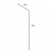 Grille profil de recouvrement court (repère 2040)