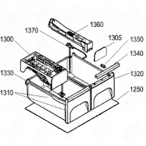 FABRIQUE A GLAÇONS (REPÈRE 1300) FRIGO, RÉFRIGÉRATEUR, CONGÉLATEUR - 9903035