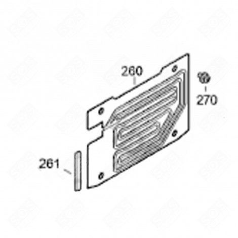 EVAPORATEUR COMPLET FRIGO, RÉFRIGÉRATEUR, CONGÉLATEUR - 9874643