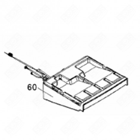 EVAPORATEUR A LAMELLES (REPÈRE 60) FRIGO, RÉFRIGÉRATEUR, CONGÉLATEUR - 9884142