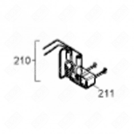 ELECTROVANNE (REPÈRE 210) FRIGO, RÉFRIGÉRATEUR, CONGÉLATEUR - 9900141