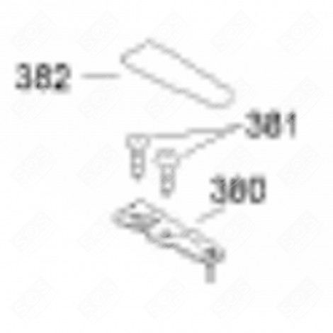 COUVERCLE DE TABLETTE (REPÈRE 382) FRIGO, RÉFRIGÉRATEUR, CONGÉLATEUR - 7432808