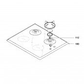 Dessus vitrocéramique repère 100