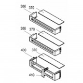 Cadre de maintien p. tab. verre (repère 380)