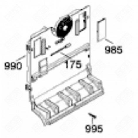 CACHE (REPÈRE 990) FRIGO, RÉFRIGÉRATEUR, CONGÉLATEUR - 9490803, 949080300