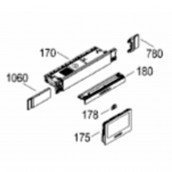 Boitier bandeau de commande (repère 175)