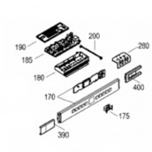 Boitier bandeau de commande (repère 170)