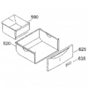Bandeau sérigraphie pour tiroir (repère 635)