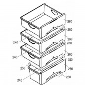 Bandeau sérigraphie pour tiroir (repère 280)