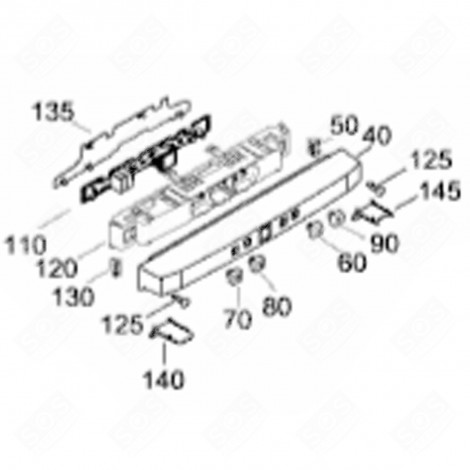 BANDEAU (REPÈRE 40) FRIGO, RÉFRIGÉRATEUR, CONGÉLATEUR - 7430954