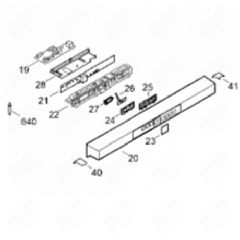 PLATINE RELAI MAGNÉTIQUE (REPÈRE 26) FRIGO, RÉFRIGÉRATEUR, CONGÉLATEUR - 6113443