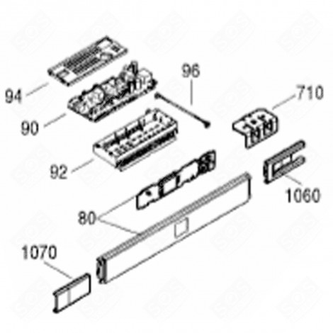 PLATINE INTÉGRALE (REPÈRE 90) FRIGO, RÉFRIGÉRATEUR, CONGÉLATEUR - 6146164