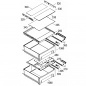 Tiroir compartiment 0 dégrée c (repère 10810)