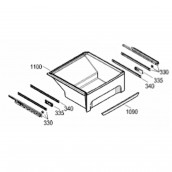Tiroir compartiment 0 dégrée c  (repère 1100)