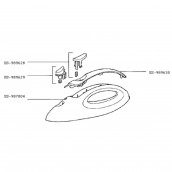 Bouton + ressort (repère SS-989628)