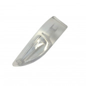 Portillon transparent brosse