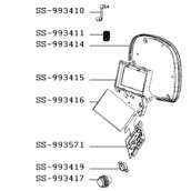 Carte électronique écran (repère SS-993571) COOKEO