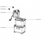 Boitier + résistance sans boutons (repère SS-996439)