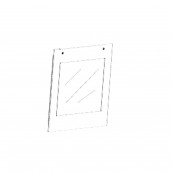 Vitre extérieure          -         596X465 mm