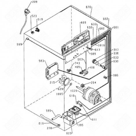 POMPE DE RELEVAGE (RELÈVE 395) SÈCHE-LINGE - 489A02