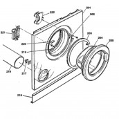 Cadre avant de porte (repère 203)