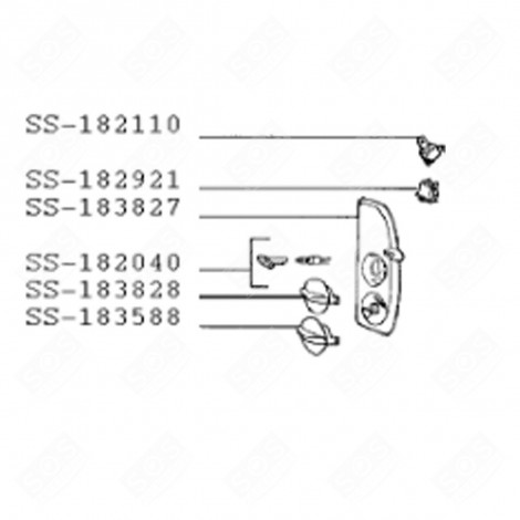 THERMOSTAT (REPÈRE 4) FRIGO, RÉFRIGÉRATEUR, CONGÉLATEUR - 482000011334