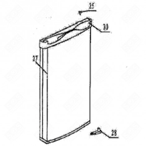 PORTE DE FREEZER (REPÈRE 11) FRIGO, RÉFRIGÉRATEUR, CONGÉLATEUR - 693A14