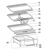 Patin (repère 22) d'origine