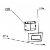 Platine de commande (repère 2034)