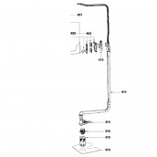 Arrivée de hélice, bras (repère 411)