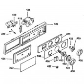 Clip de collerette (repère 432)