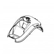 Demi boitier supérieur noir