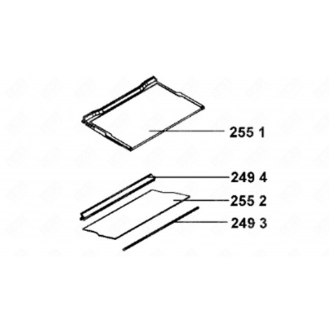 CLAYETTE, ÉTAGÈRE FRIGO, RÉFRIGÉRATEUR, CONGÉLATEUR - 481245088453