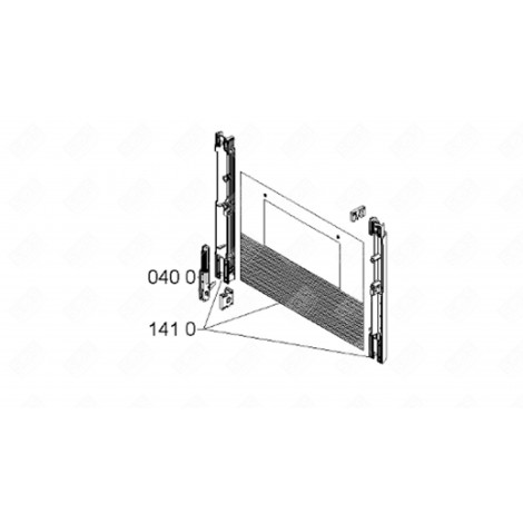 VITRE EXTÉRIEURE (REPÈRE 141 0) FOUR, CUISINIÈRE - 481245059833