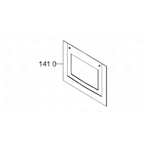 VITRE EXTÉRIEURE (REPÈRE 141 0) FOUR, CUISINIÈRE - 481245058899