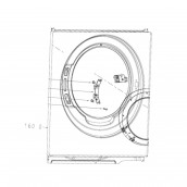 Façade avant repère 1600 d'origine