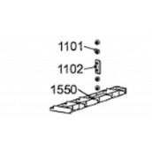 Poignée de portillon (repère 1101) d'origine