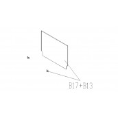 Vitre intérieure (repère b17)