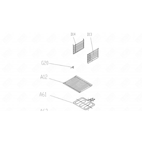 SONDE DE TEMPÉRATURE (REPÈRE G20) FOUR, CUISINIÈRE - 550C67