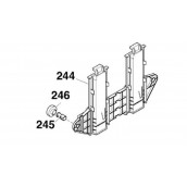 Roue + axe panier inférieur (repère 245)
