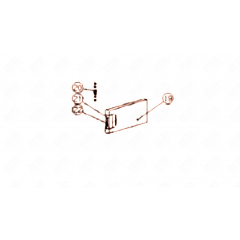 PORTILLON FREEZER REPÈRE 5 FRIGO, RÉFRIGÉRATEUR, CONGÉLATEUR - AS6012715