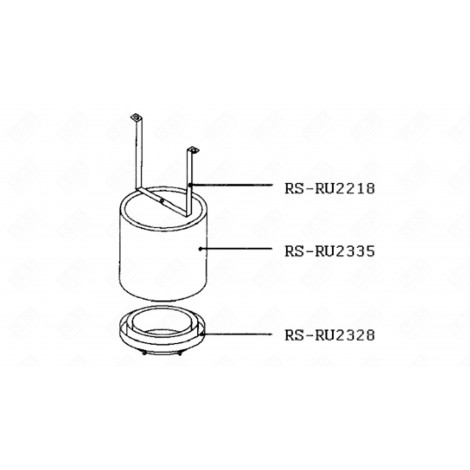 FILTRE (REPÈRE RS-RU2335) ASPIRATEUR - RS-RU2335