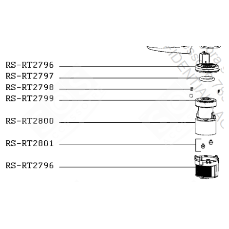 MOTEUR (REPÈRE RS-RT2799) ASPIRATEUR - RS-RT2799