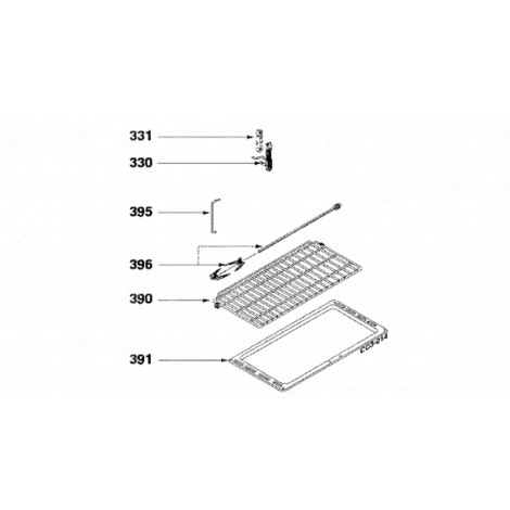 GRILLE FOUR, CUISINIÈRE - 74X5844