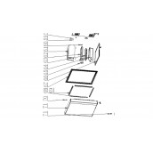 Joint de congélateur (repère 67)